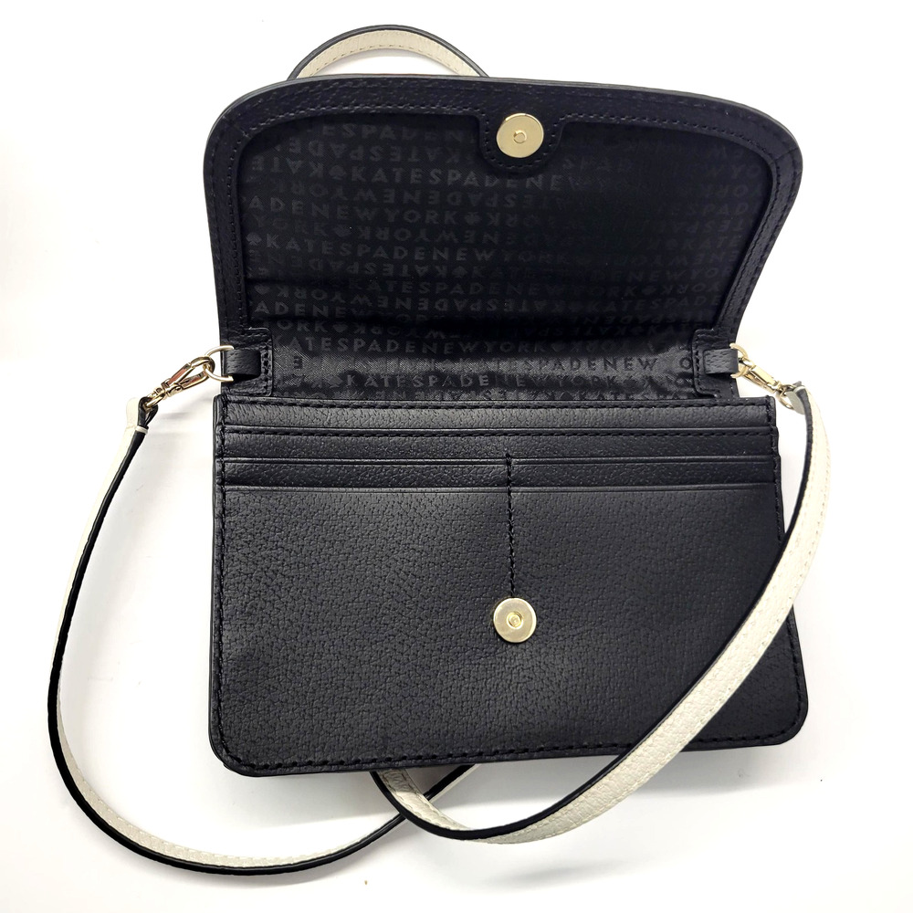 Kate Spade Crossbody Bag Womens Small Muiticolor Leather Pebble Colorblock Purse - Picture 7 of 16
